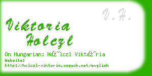 viktoria holczl business card